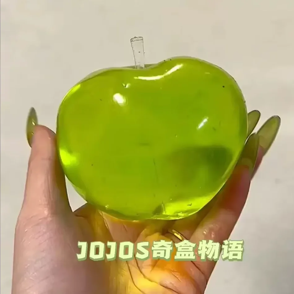 Weicher Quetsch-Apfel in Rosa, Blau und Grün als Sensorisches Fidget-Spielzeug für ADHS und Autismus mit Langsamer Rückfederung für Erwachsene und als Weihnachtsgeschenk – Detail 7