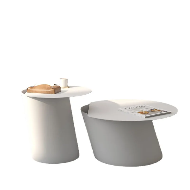 

Nordic creative minimalist size combination coffee table, simple modern living room sofa round coffee table table