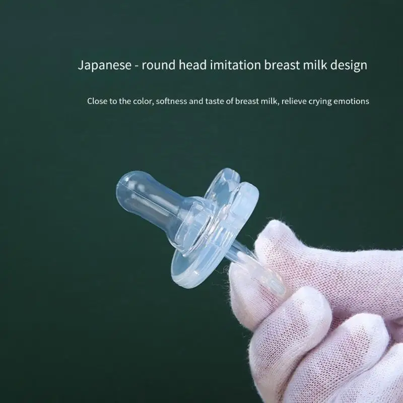 لهايات الأطفال 97BE مصنوعة من السيليكون الناعم لتجربة فطام مريحة، تأتي مع مجموعة صناديق تخزين مناسبة للسفر ومقاومة للغبار #5