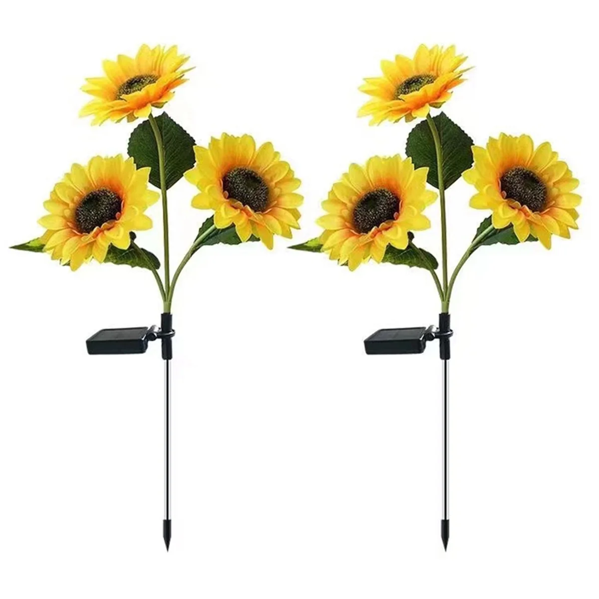 

2 Pack Sunflower Solar Light Outdoor Waterproof LED Solar Light Lawn Landscape Light Courtyard Pathway Garden Decoration