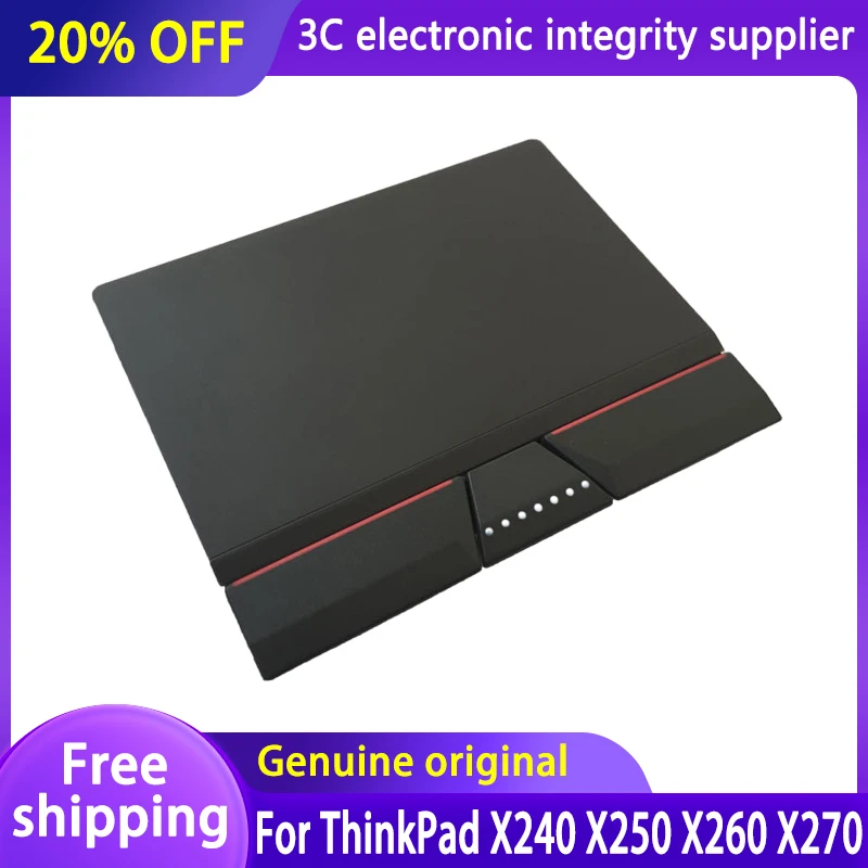 Novo para laptop touchpad lenovo thinkpad x240 x250 x260 x270 s1 yoga 12 série touchpad mouse pad preto