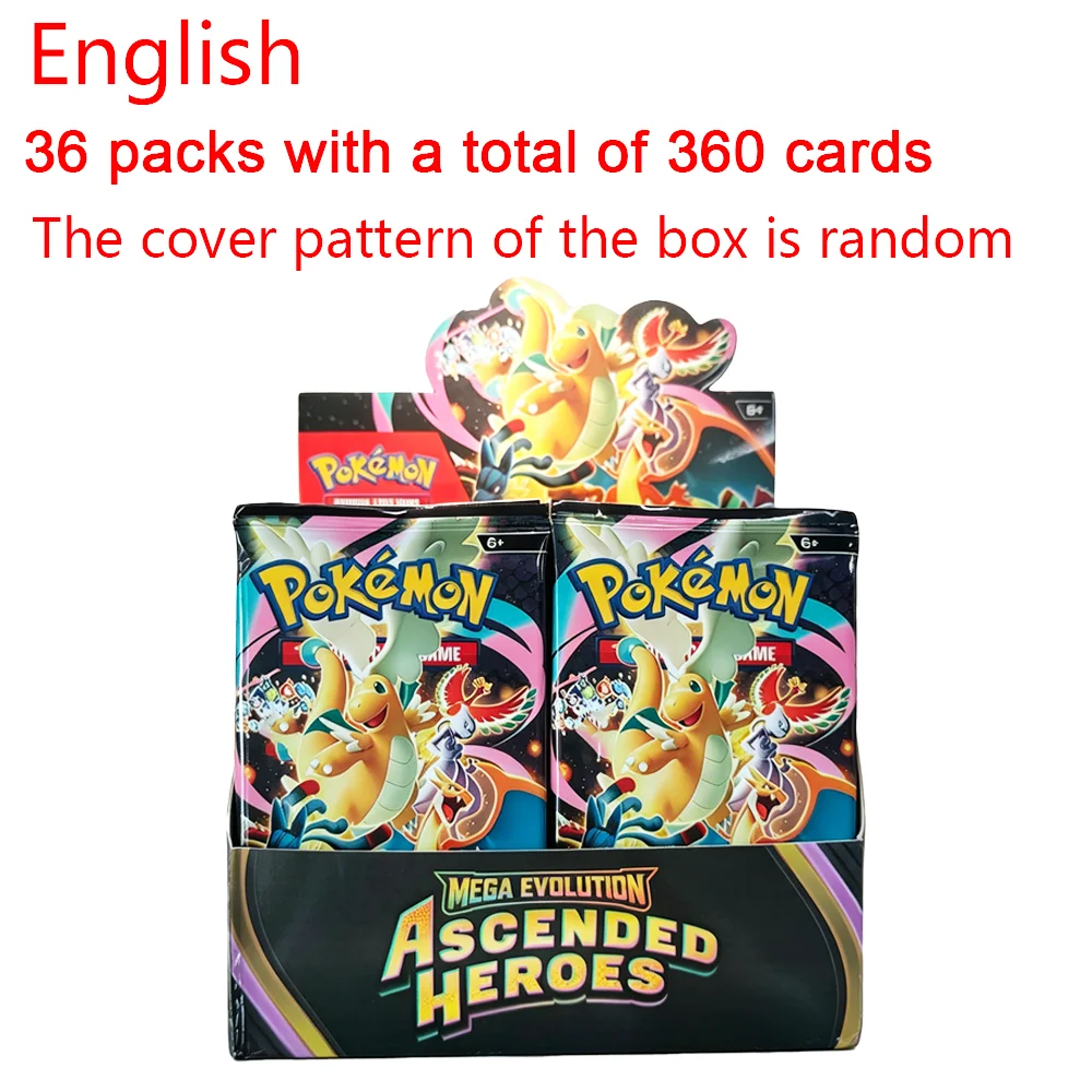 360 Stück Pokémon-Karten Destined Rivals Prismatic Evolutions Scarlet Violet 151 PALDEAN Englische Booster-Kampfkarten