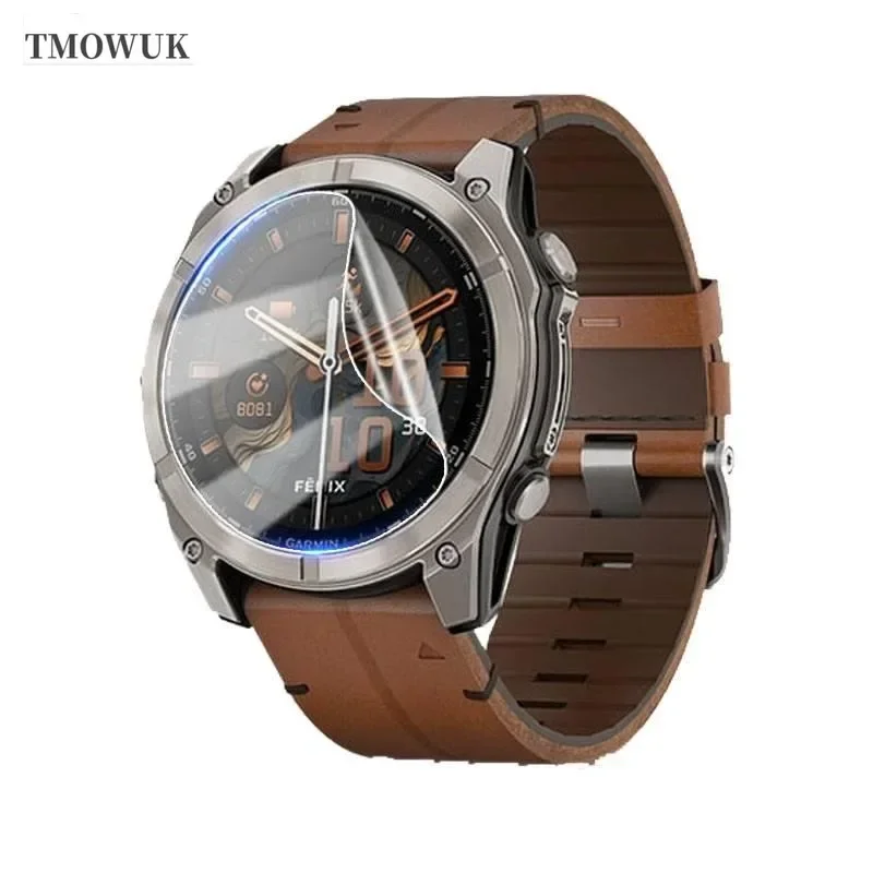 For Garmin Quatix 8 Quatix8 47mm 51MM Screen Protector Soft TPU Hydrogel Film HD Clear Anti-scratch Watch Protective TMOWUK