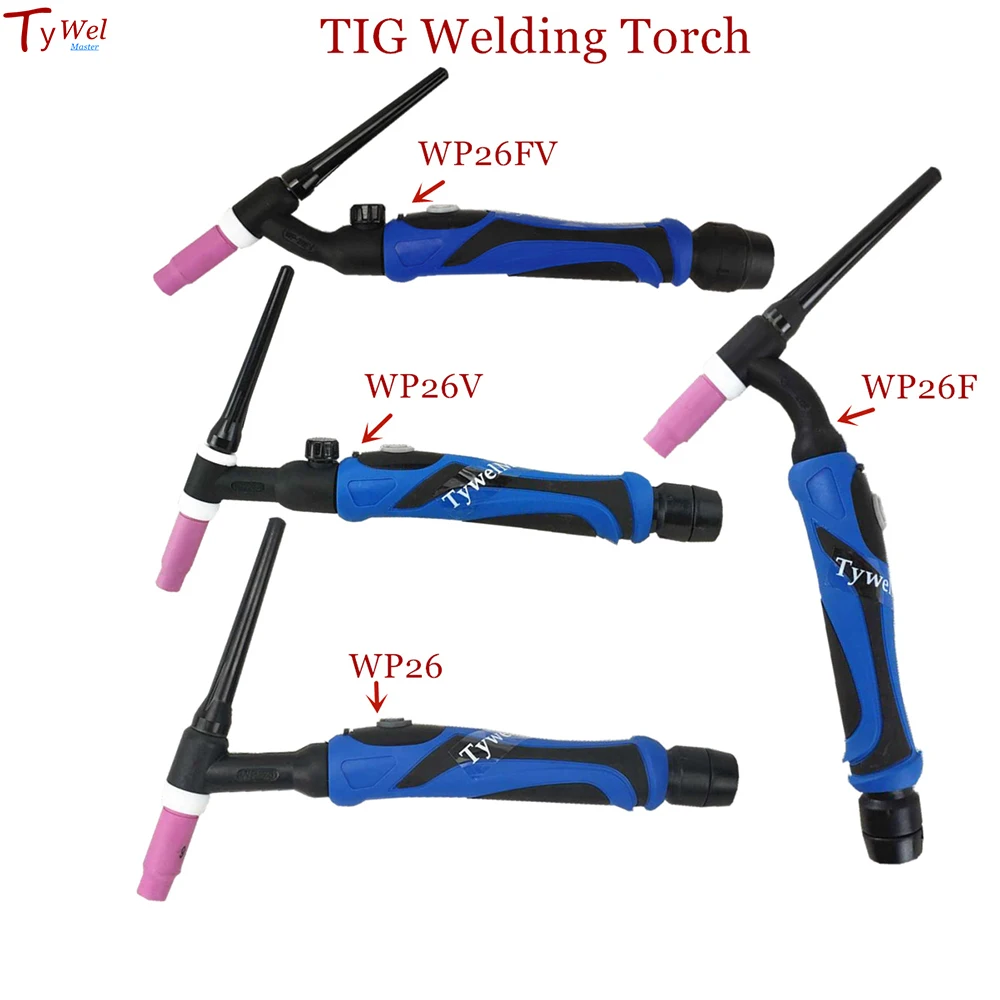 tocha de soldagem tig com controle remoto valvula de gas refrigerado a ar pistola de soldagem a arco de tungstenio gtaw argon wp26 wp26f wp26v wp26fv 200a 01