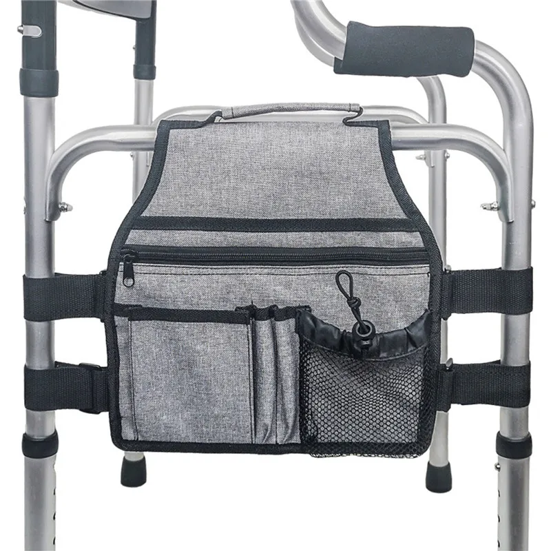 Wheelchair Armrest Side Storage Bag Hanging Bag Portable Pocket Suitable For Most Walking Wheel And Mobile Equipment Accessories