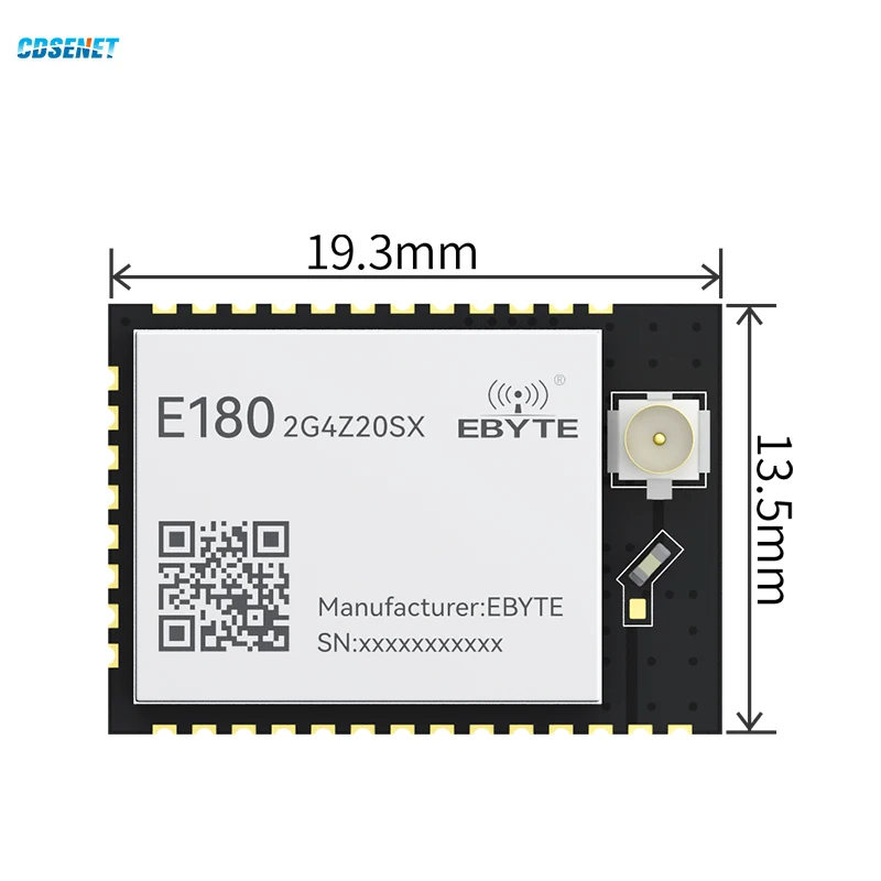 EFR32MG21 Zigbee 3.0 Wireless Module CDSENET E180-2G4Z20SX Low Power 20dbm 500m SMD IPEX Antenna Self-organizing Network