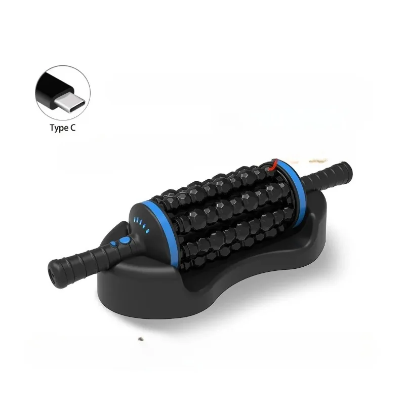 Cordless 360° Deep Rolling Massager Full Body Muscle Relaxation Roller