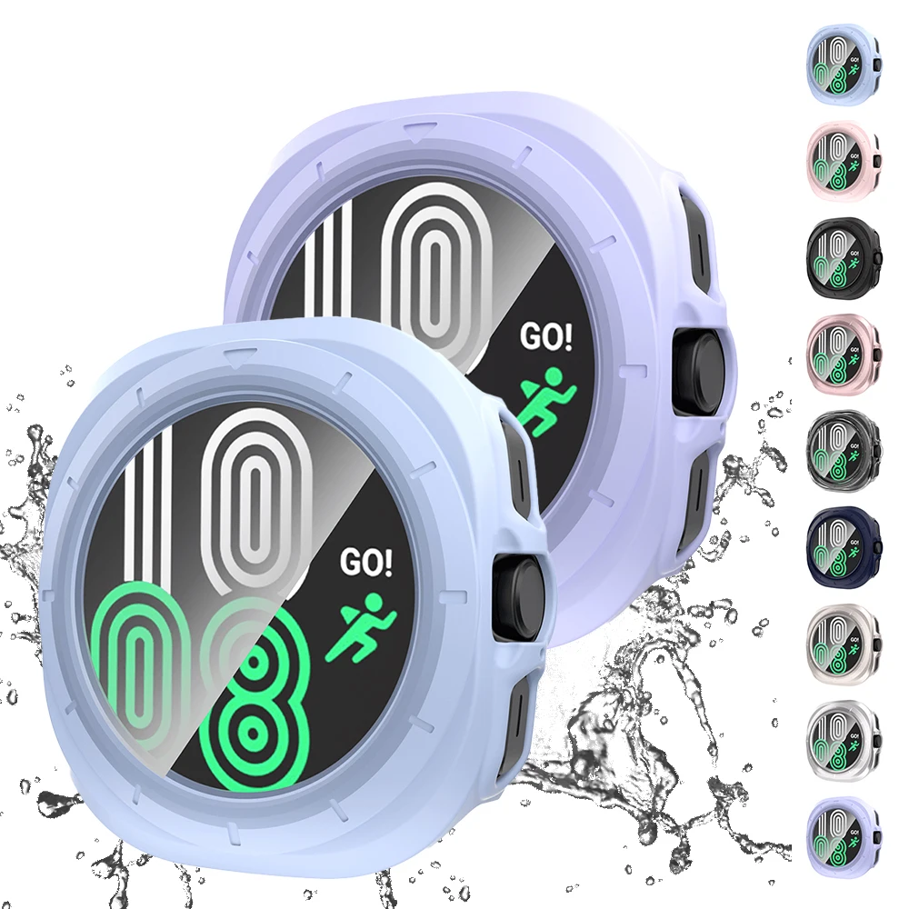 Vidro e Case para Samsung Galaxy Watch, Acessórios iWatch, Capa Protetora de Tela, 7 Ultra, 47mm