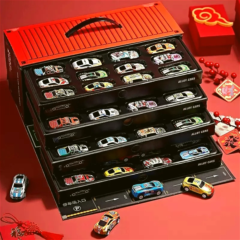 Simulation Alloy Inertia Car Suit Simulation Parking Lot Toy Container Modeling Gift Box Car Toy Model Car Toys For Boys S3F20Acba04174C8D8A447Bf537671Eebu