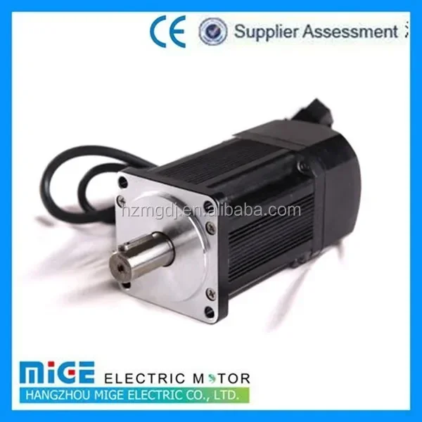 low weight mini size servo ac motor with cle