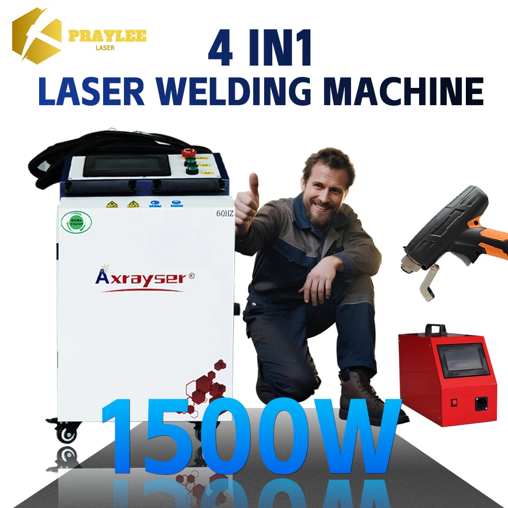 

1500W Handheld Fiber Laser Welding Machine Water Cooling For Welding Metal Carbon Stainless Steel Aluminum Welder