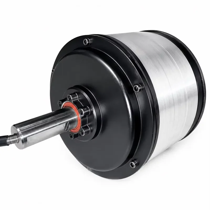 External-mounted 200 Nm/300 Nm 600 kg Low-speed High-torque Brushless Geared Hub Motor Model KK16 IE1 Efficiency Carts Lawn