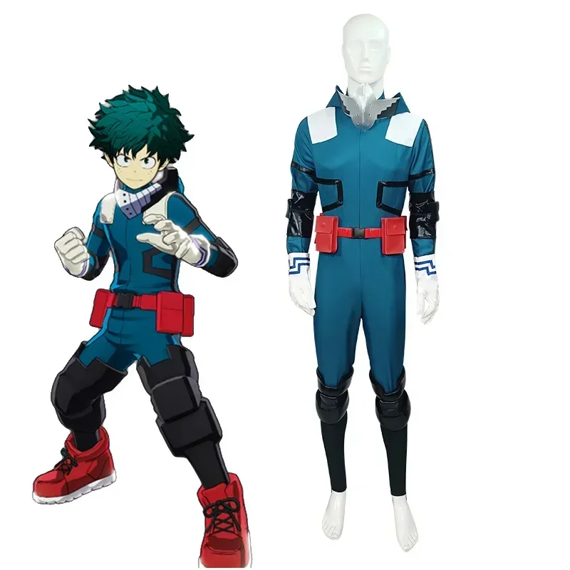 Anime My Hero Academia Cosplay Midoriya Izuku Deku Battle Cosplay Costume Unisex Costume Set