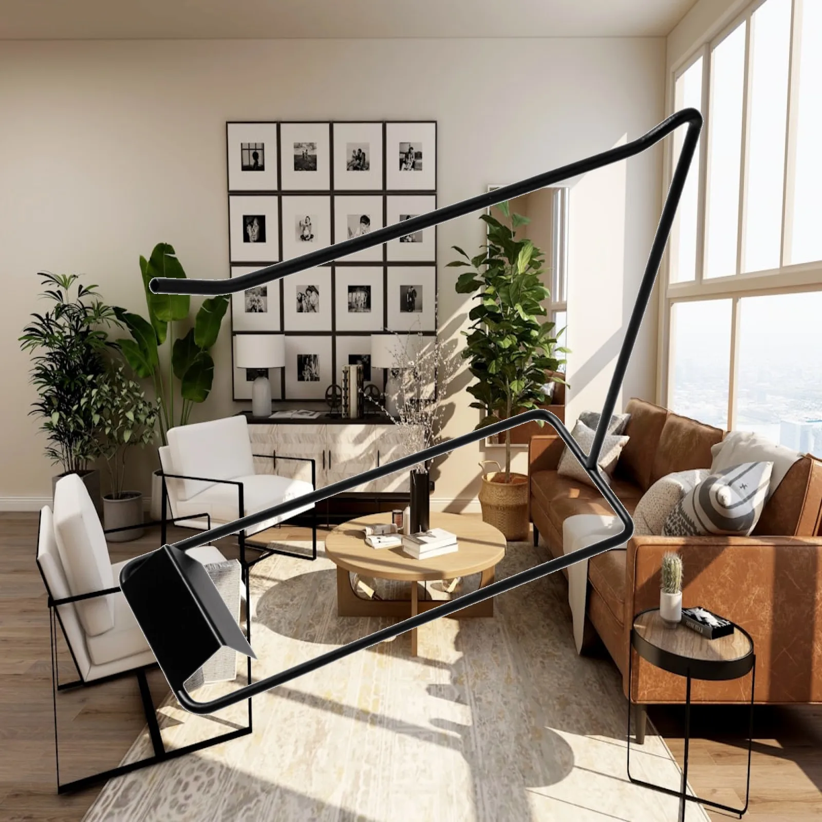 Multipurpose Jewelry Display Stand for Necklace Bracelet Earrings Rings Watch Storage Desktop Organizer Holder Iron Art Novelty