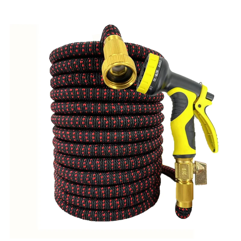 Flexible Garden Hose High Pressure Double Latex Watering Pipe for Car Wash And Garden Irrigation Best Selling Supplies