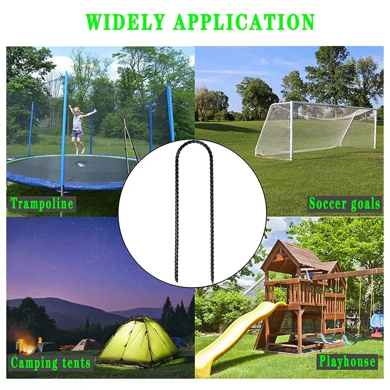 Trampolines Wind Stakes Ground Anchors Stakes With Sharp End For Camping Tent Trampoline