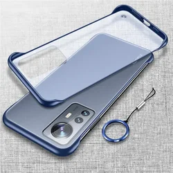 For Xiaomi 12X 12 Pro Frameless Matte Phone Cases For Mi 11 Ultra 15Pro 14 13 Pro Ultra Slim Borderless Hard PC Protective Cover