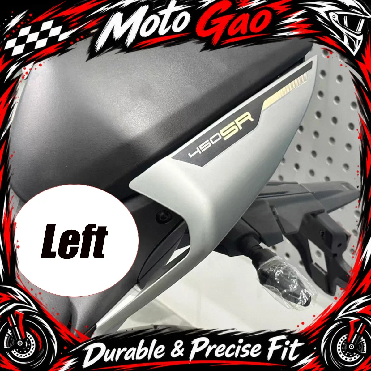 【Precise Fit】Fit for CFMOTO 450SRS 450SS 450SR 450NK tail light left and right guard decorative panel seat shell 2025 2026
