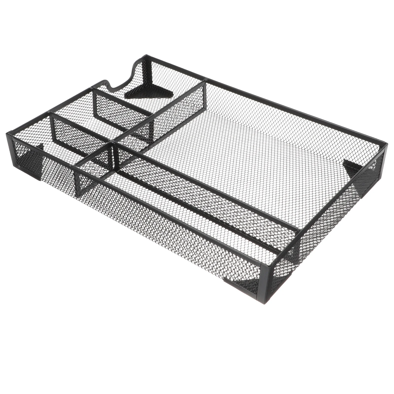 Metal File Rack Desktop Organizer Office Supply Book Holder Household Magazine Holder Practical Desk Storage Box