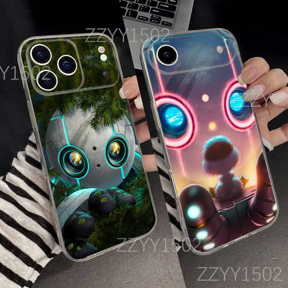 

The W-WildS R-RobotS Phone Case For iPhone 17,16,15,14,13,12,11 Pro,Max,Plus,X,XS,XR,SE4,E Mini Transparent Soft