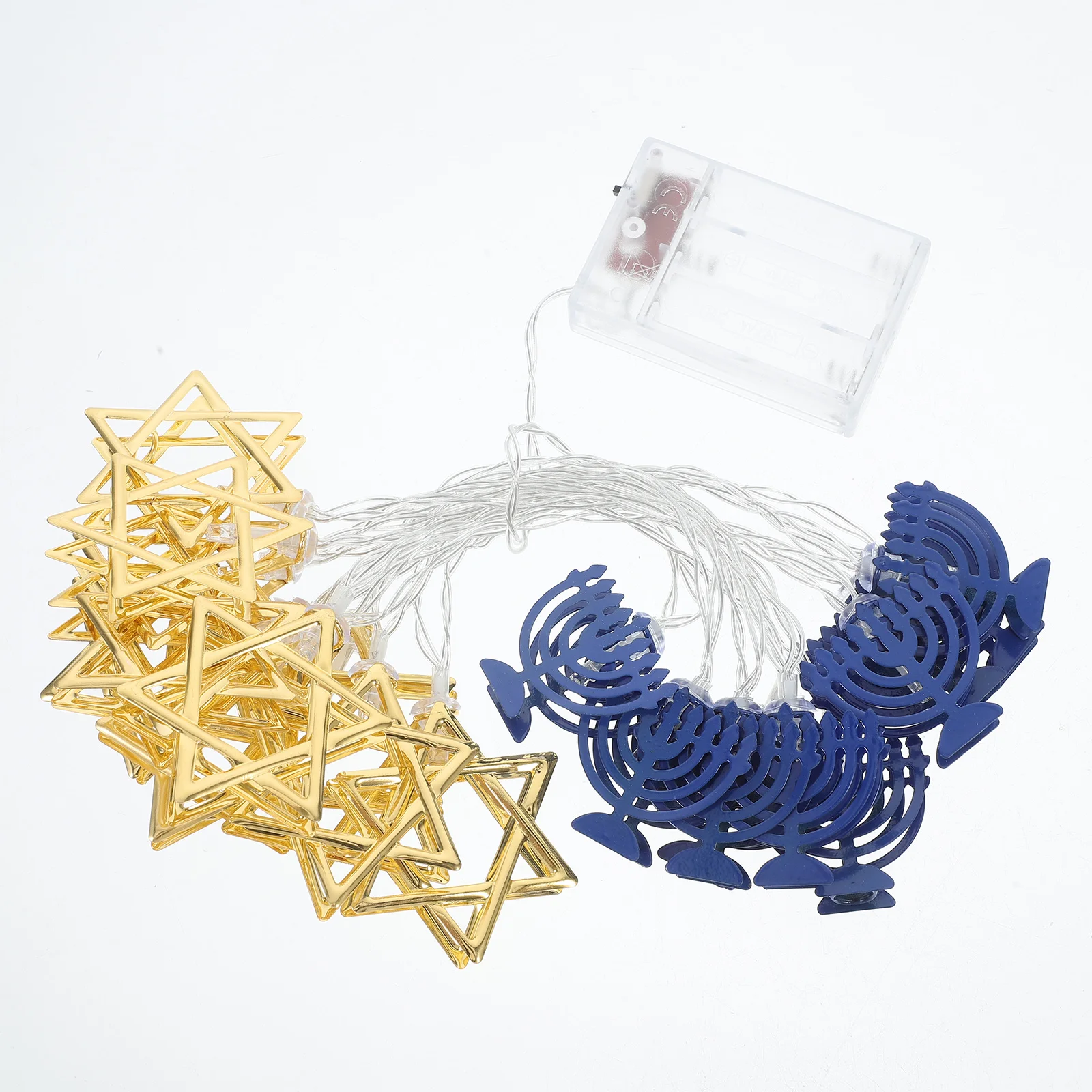 

Led Hanukkah String Lights Blue Menorah Star Of David Fairy Lights For Home Window Outdoor Holiday Party Decoration