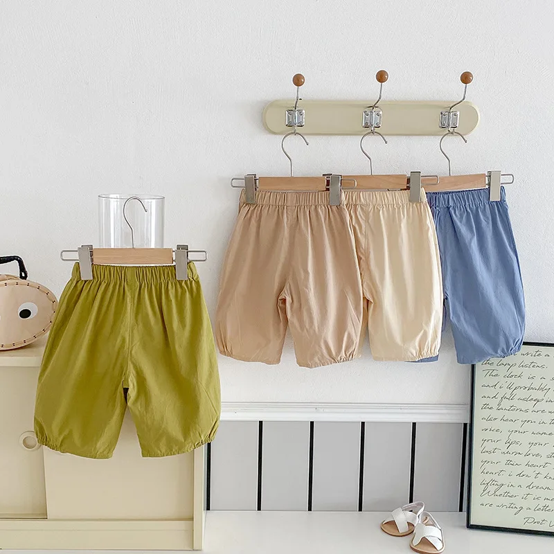 6M-3Y Summer Thin Infant Anti-Mosquito Pants Toddler Elastic Waist Harem Pants Boys Girls Casual Sun Protection Trousers