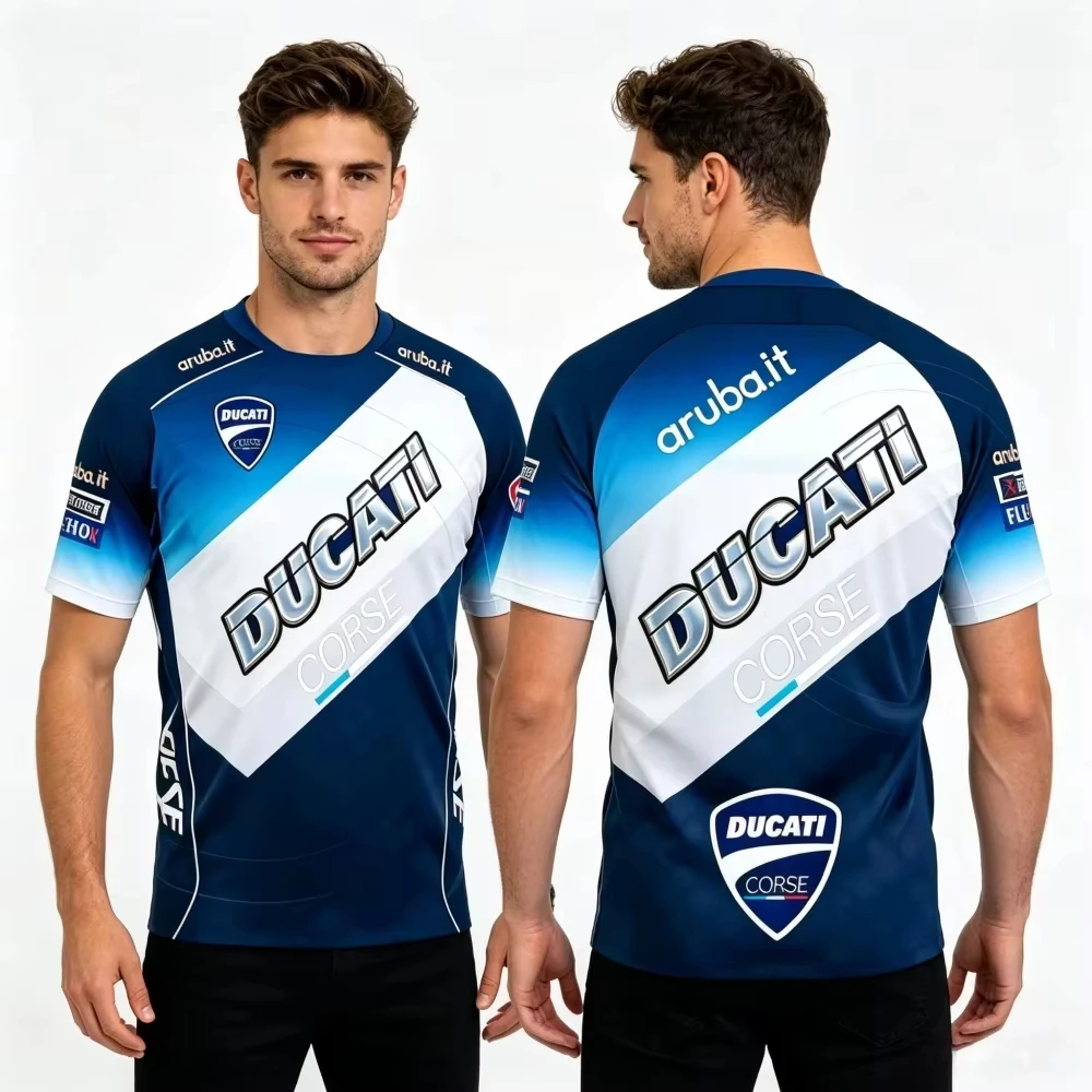 2026 new Men's and women's all-terrain motorcycle riding Tee comfortable sport shirt suitable for families and children to wear