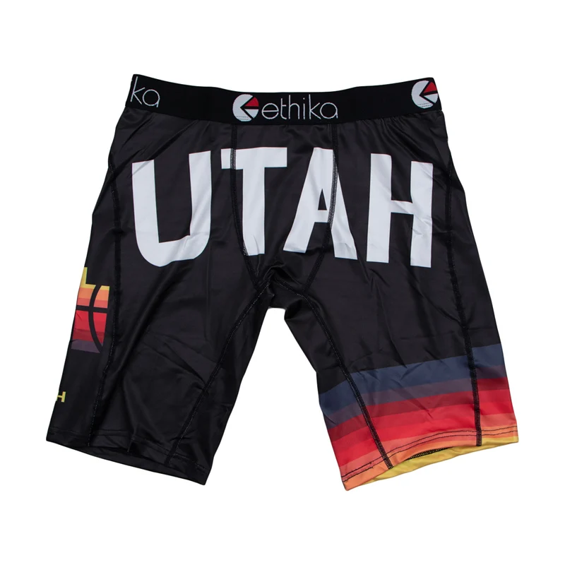 ETHIKA 1Pcs Men Underwear Boxers Breathable Mesh Crotch Man Underpants Plus Size L-3XL Mens Panties Printed Men's Boxers Briefs image 3