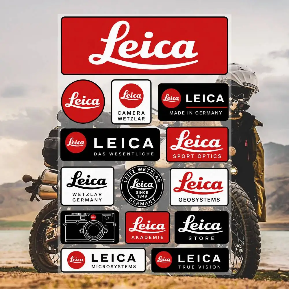 L-E-I-ca Aesthetic Graffiti Waterproof PVC Stickers for Car Motorcycle Skateboard Helmet Notebook