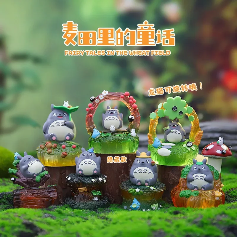 Kotak Kejutan Animasi Dongeng Hayao Miyazaki yang Kreatif dan Baru dengan Lampu, Mainan Trendi, Hadiah Liburan