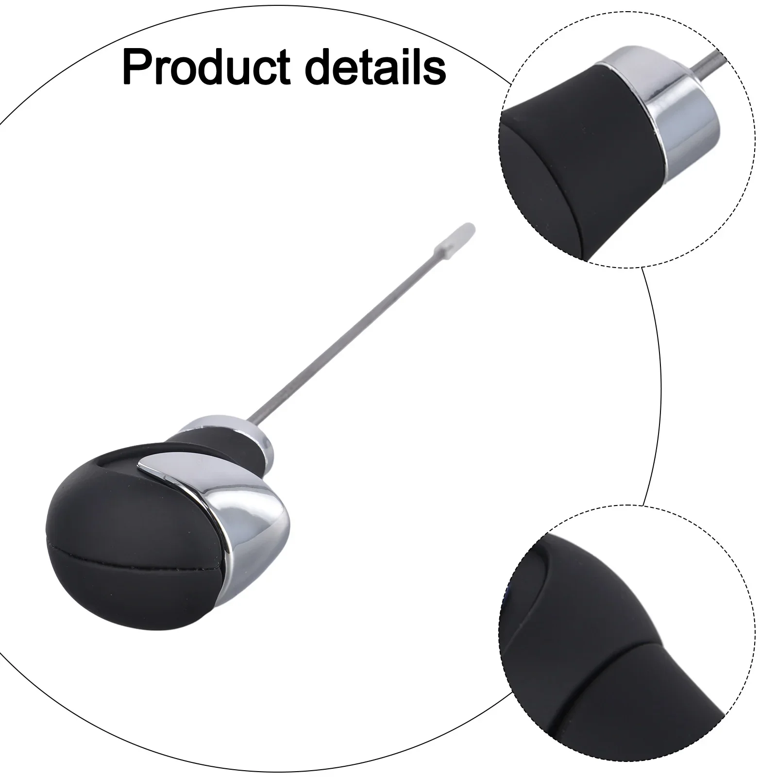 

Leather Gear Knob Leather Shift Lever Knob Quick Installation Wear-resistant Direct Installation Shift Position