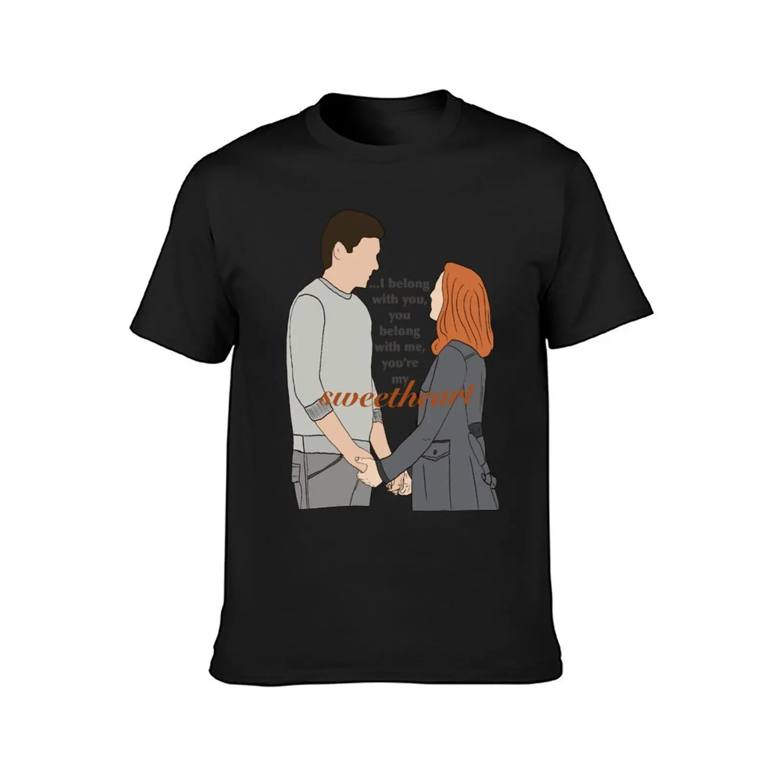 Scully & Mulder T-Shirt new edition Blouse t shirts for men pack