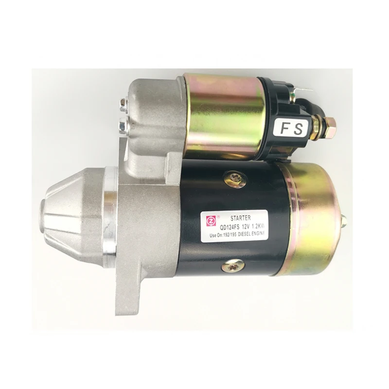 QD124A 12V 1.2KW Diesel Generator Engine Starter Motor  QD124FS