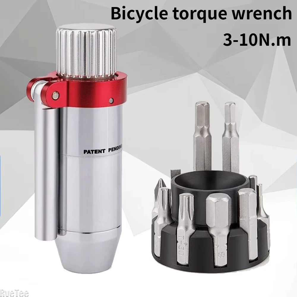 

Динамометрический ключ GEWAG 3-10 Н·м, портативный комбинированный инструмент для ремонта велосипедов, регулируемая отвертка с регулировкой крутящего момента, оборудование для велоспорта