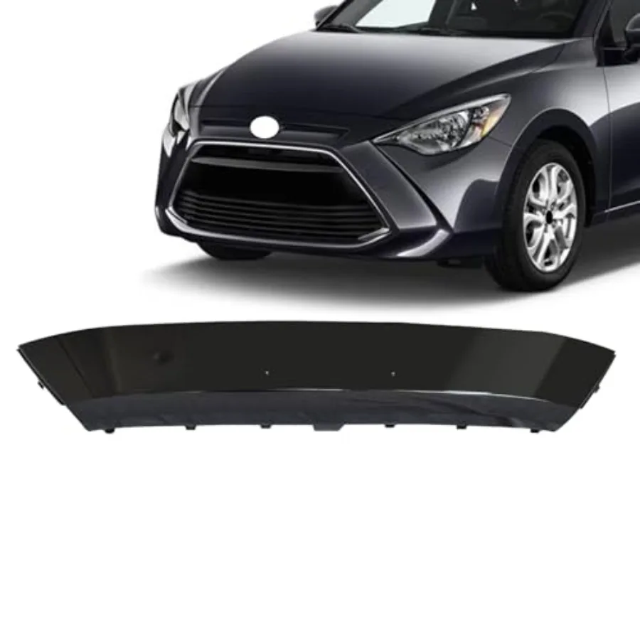 

JX RACING Front Bumper Upper Grille for 2016-2018 Toyota Yaris 2017-2018 Yaris iA Plastic Gloss Black 53114WB003 TO1036176