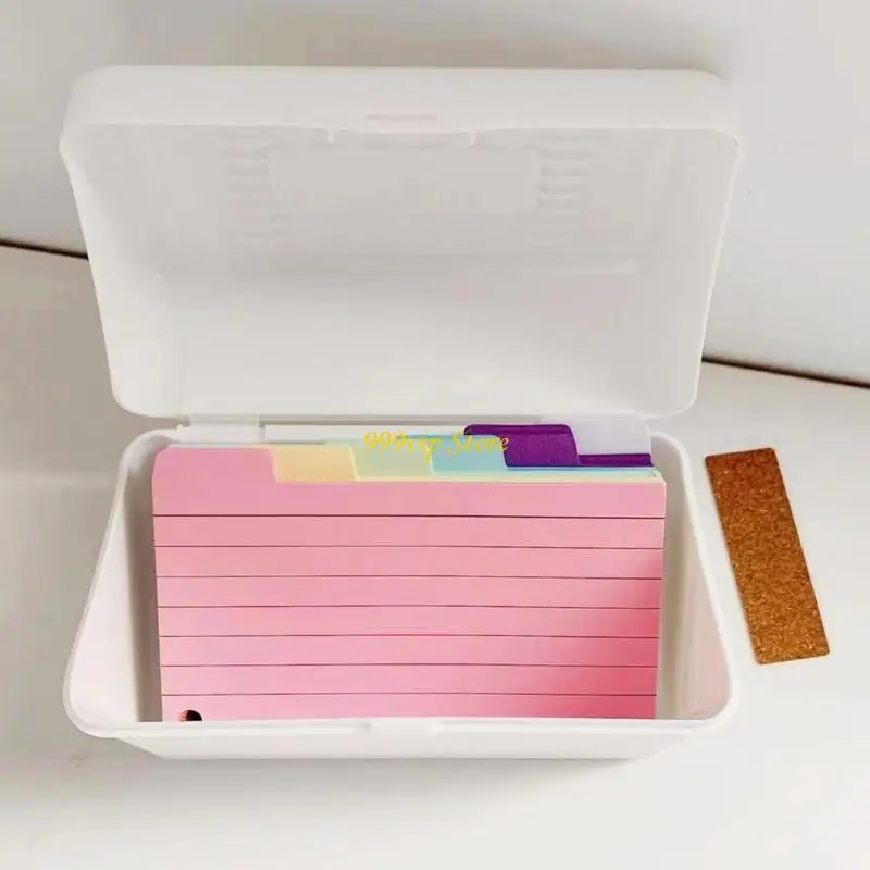 C90C 150/200 Sheets Tabbed Index Paper, Colorful 3x5Inch Cards Divider Card Ruled Notecard for Taking To Do List