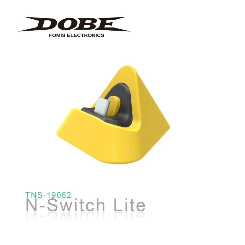 Зарядная док-станция Switch Lite для Switch Lite, треугольное мини-зарядное устройство с портом Type-C, портативная док-станция для путешествий