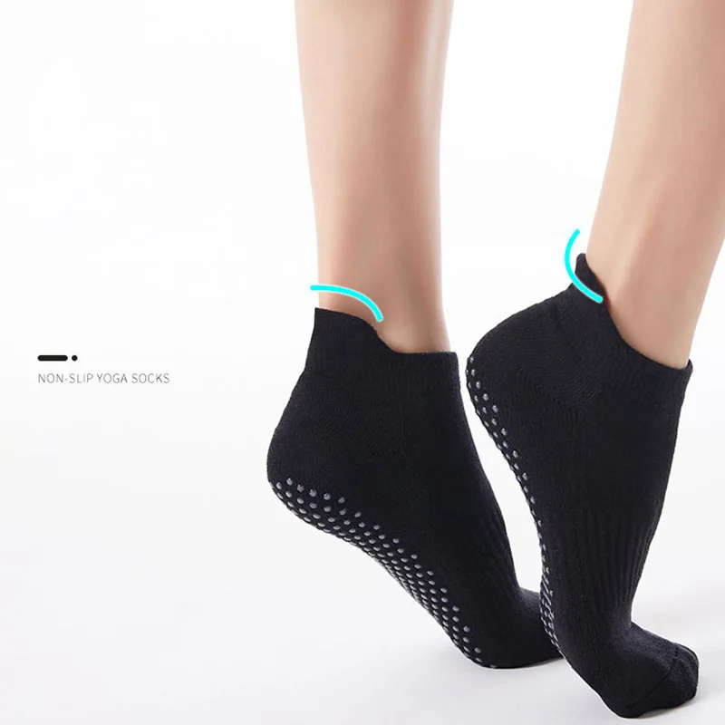 Atmungsaktive rutsch feste neue Yoga Socken Socken Pilates Baumwolle Ballett Tanz Sports ocken für Fitness-Studio hohe Qualität