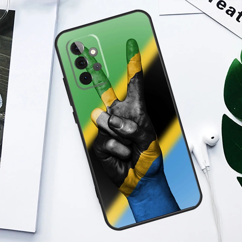 Tanzania Flag For Samsung Galaxy A34 A54 A14 A13 A23 A33 A53 A73 A51 A71 A12 A22 A32 A52 Phone Case