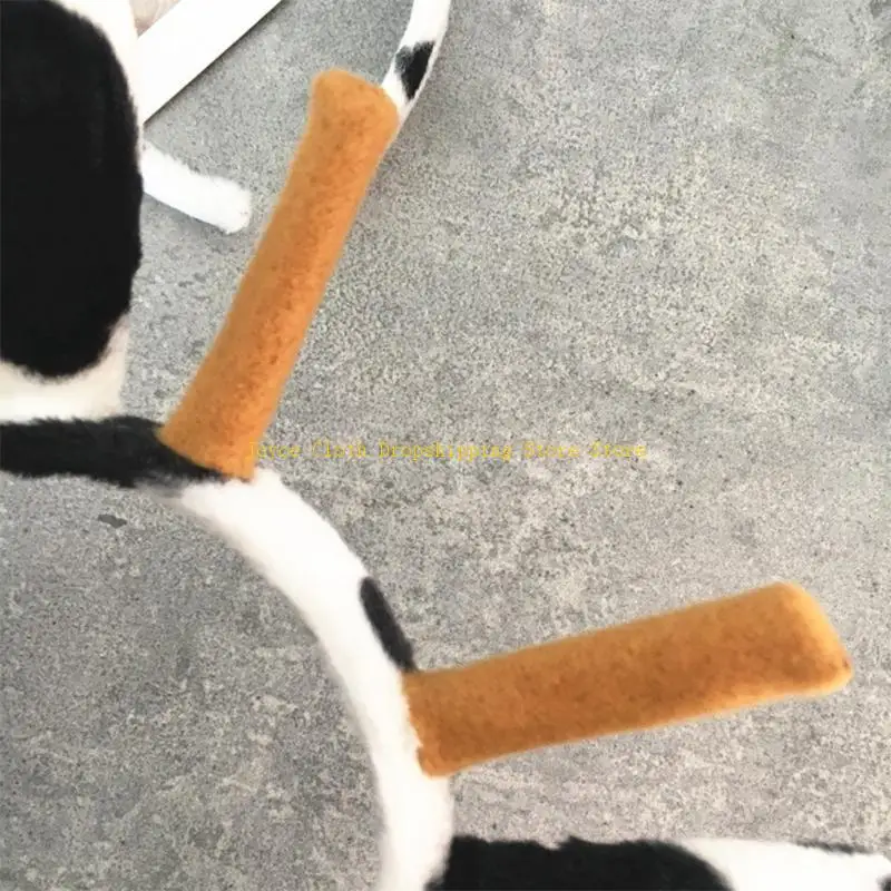 

Adult Kids Milk Cow Ears Horns Headband Funny Cartoon Animal Hair Hoop Cosplay Theme Party Performance Headpiece 10CD