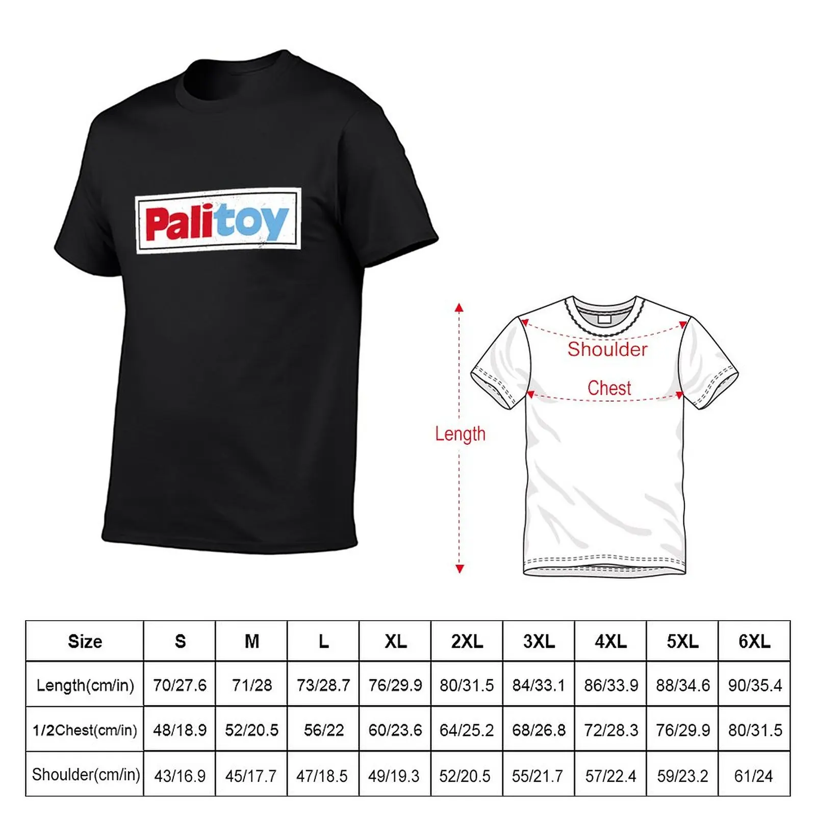 New Palitoy Vintage T-Shirt summer clothes quick drying shirt aesthetic clothes mens graphic t-shirts