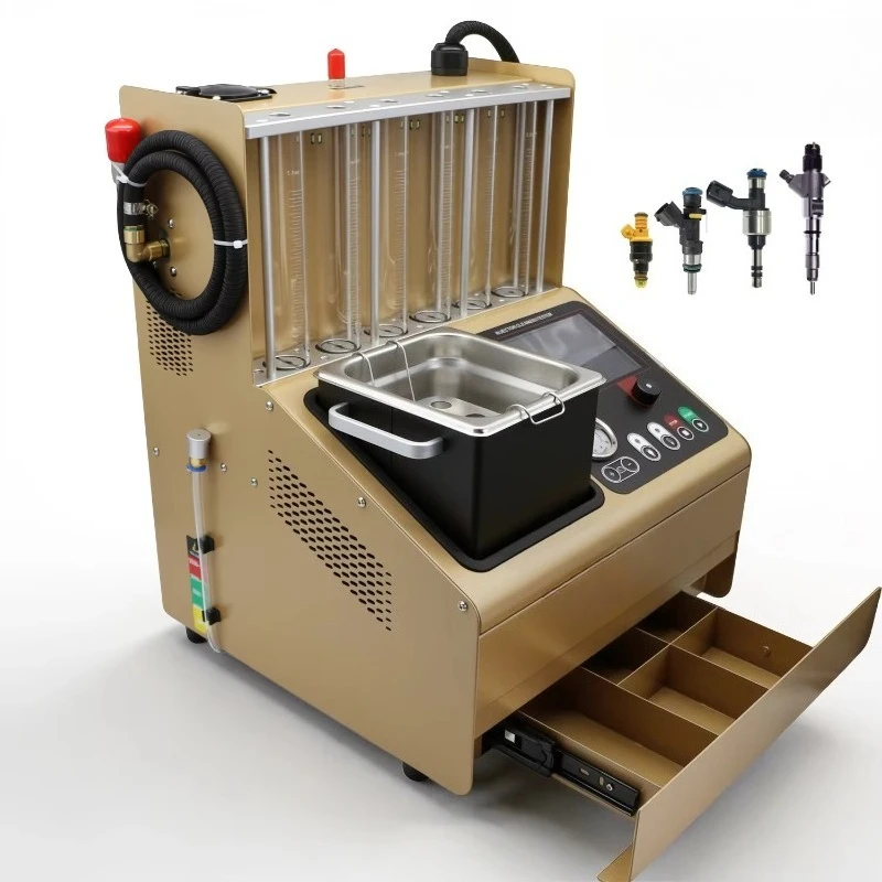 

Ultrasonic nozzle cleaning machine, nozzle cleaning machine, in-cylinder direct injection high pressure detection