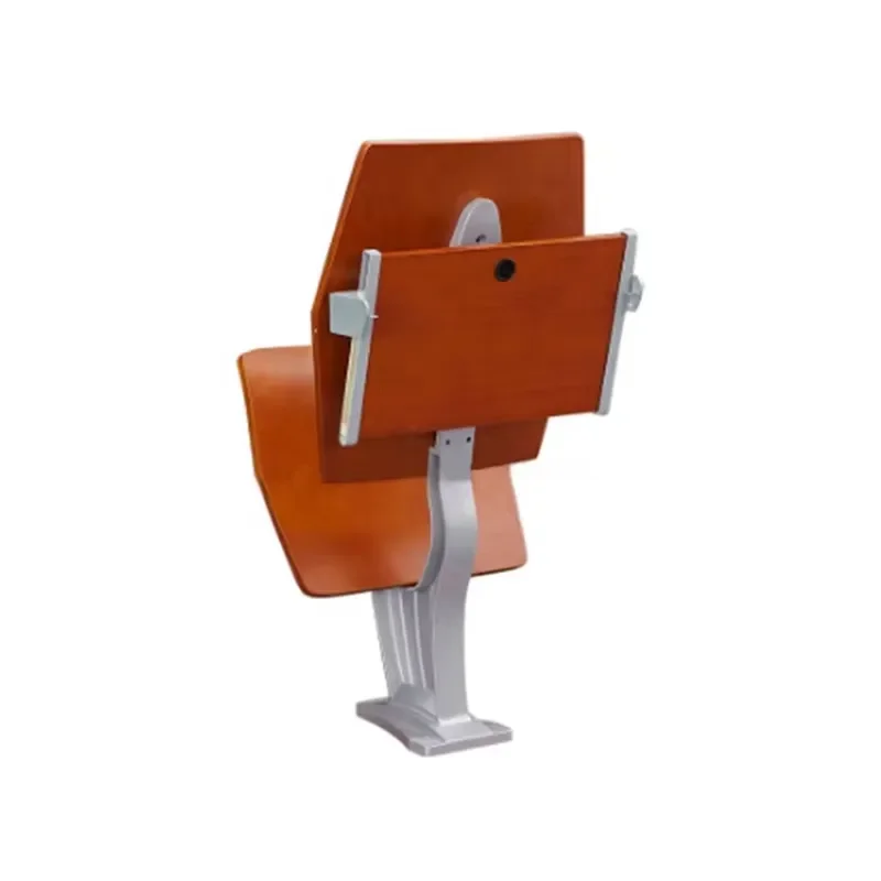 Foldable Metal Auditorium Chairs with Writing Tablet for School Conference Hall Seats YA-L166A Durable Steel Frame Lecture