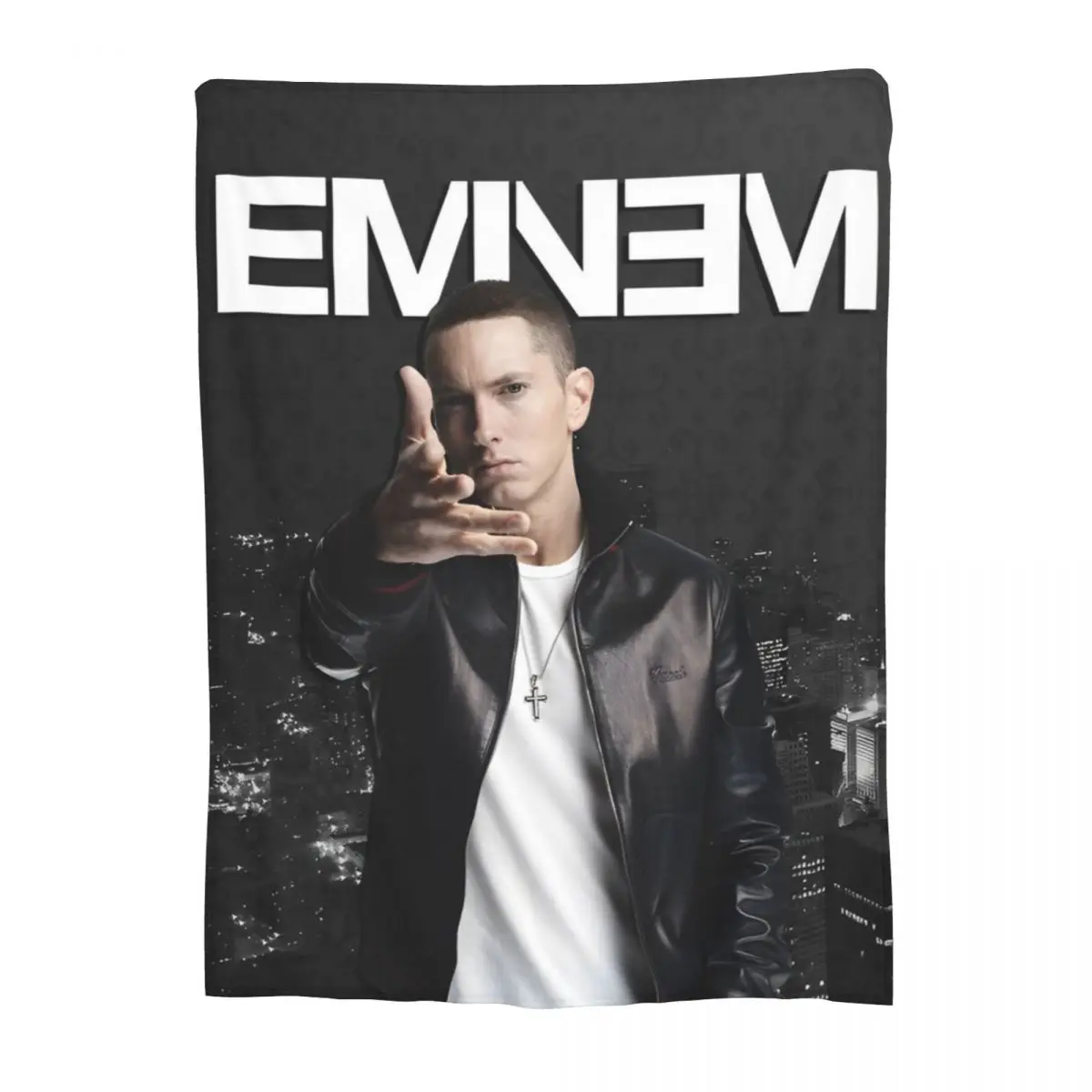 Famous Rapper Eminem Blanket Coral Fleece Plush Summer Air Conditioning Super Soft Throw Blankets for Home Travel Bedding Throws