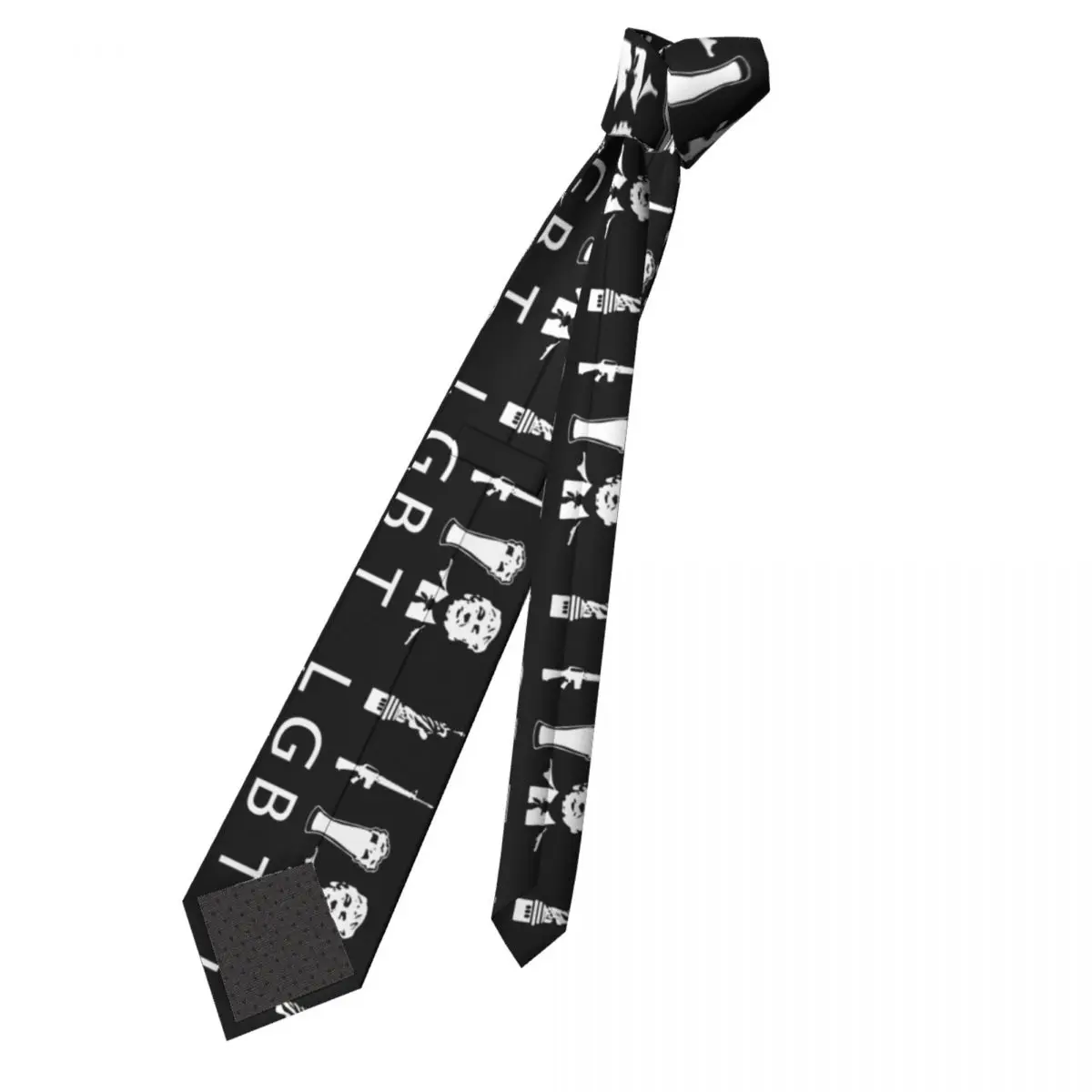 Liberty Guns Beer Trump Funny T Shirts Necktie 8 cm Neck Tie Men Slim Classic Accessories Gravatas Wedding Accessories Business