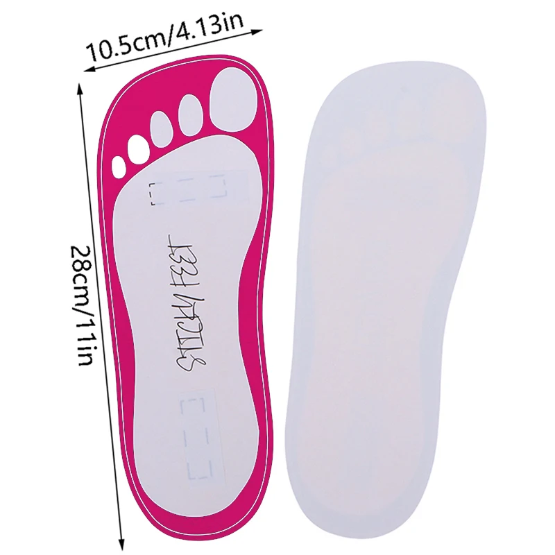 20 Stuks Wegwerp Vrouwen Looien Slippers Looien Kleverige Voeten Spray Tan Voet Pads Protectors Stickers Voor Lichaamsaccessoires 11 Inch