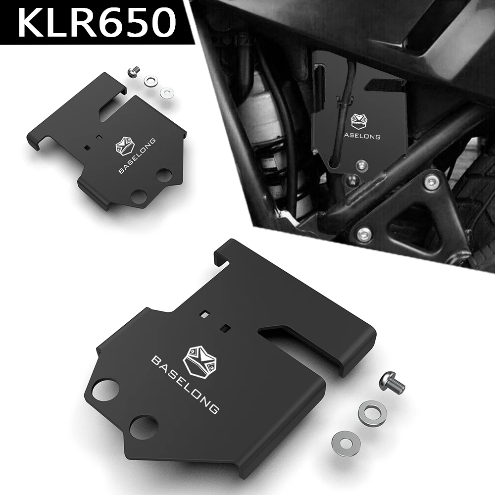 

Motorcycle Accessories Battery Cover Guard For Kawasaki KLR 650 KLR650 2008 2009 2010 2011 2012 2013 2014 2015 2016 2017 2018