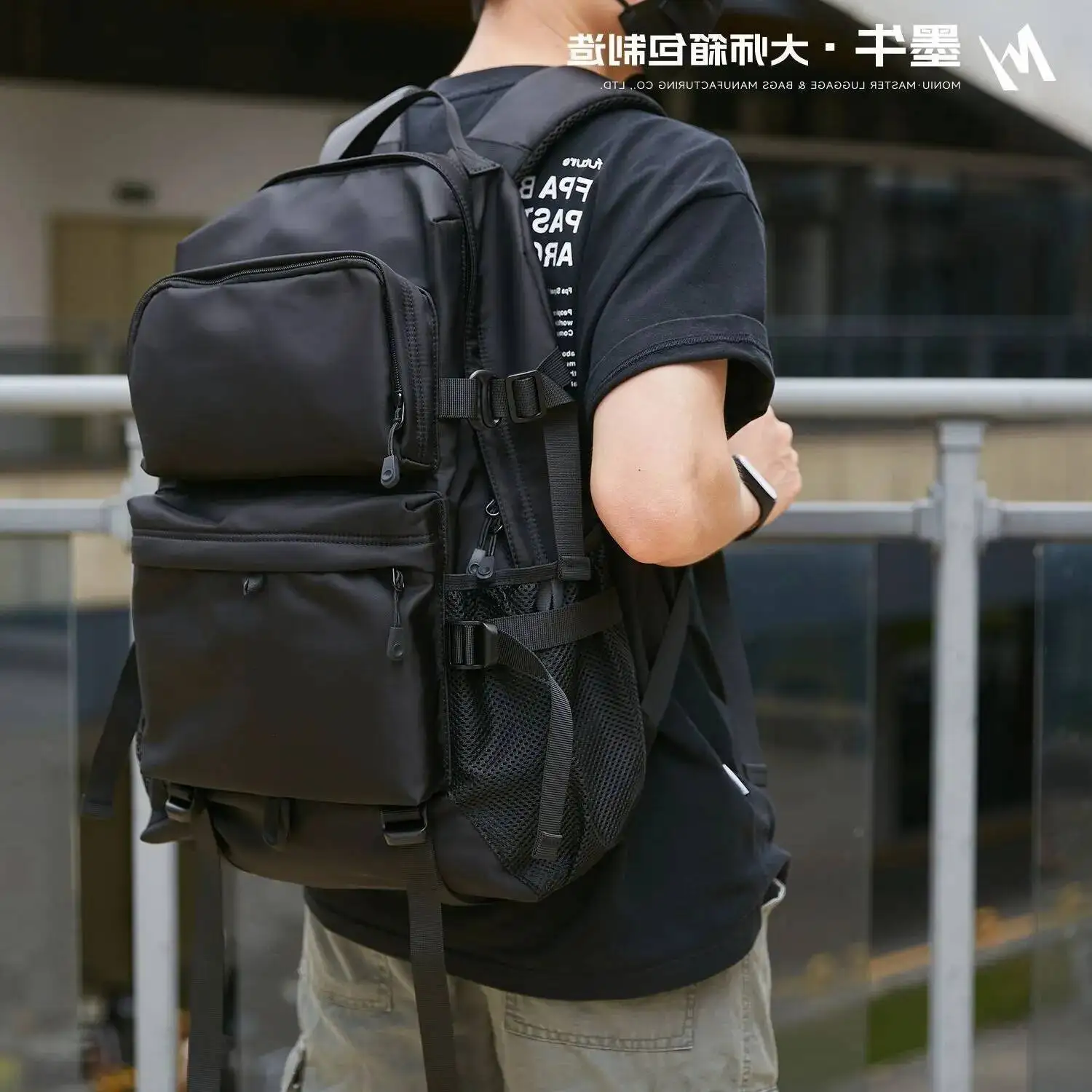 

New Japanese Style Trendy Backpack Men, Anti-theft Travel Bag, College Schoolbag Fashion Laptop Backpack
