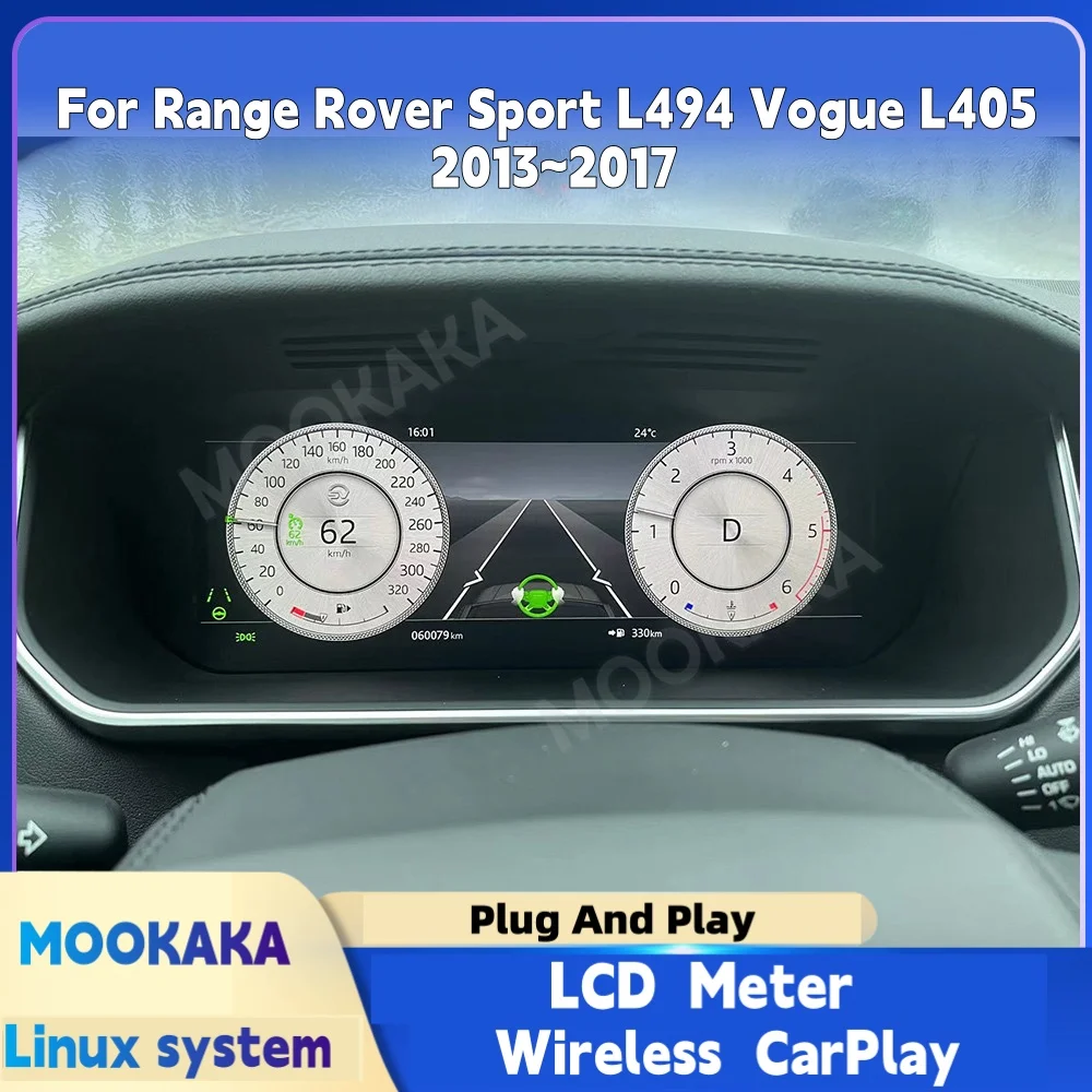 

Панель приборов для Range Rover Sport L494 Vogue L405 2013~2017: цифровая приборная панель, виртуальный кокпит, ЖК-дисплей