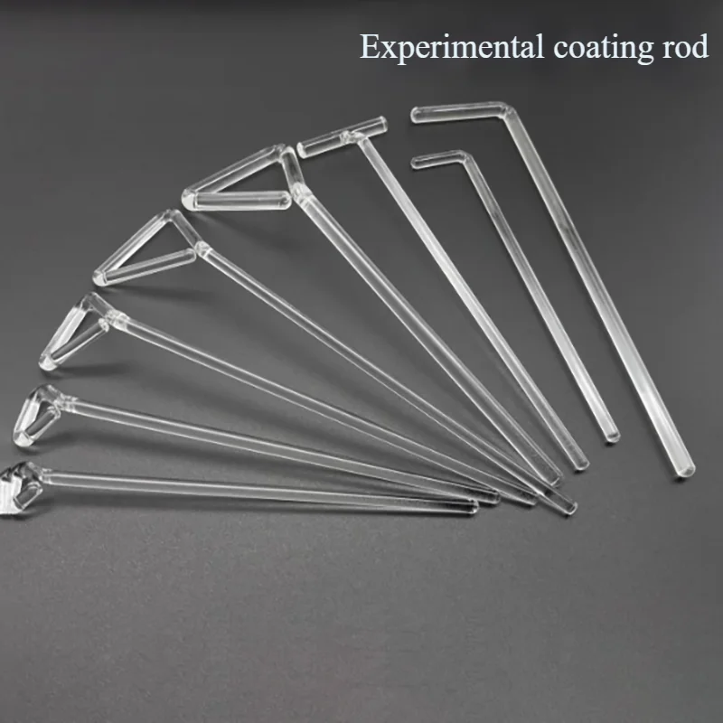 10PCS Glass triangular coating rod L rod large medium small petri dish coating rod cell push rod